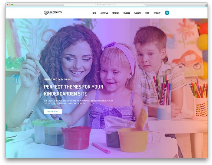 Kindergarten - Phương án để xây dựng website chuyên nghiệp