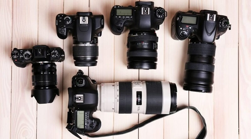 có nhiều loại máy ảnh đa dạng