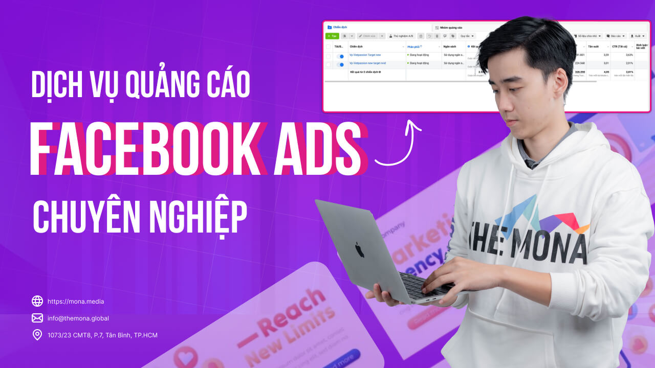 dịch vụ quảng cáo Facebook Ads MONA Media